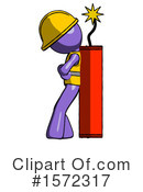 Purple Design Mascot Clipart #1572317 by Leo Blanchette