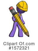 Purple Design Mascot Clipart #1572321 by Leo Blanchette