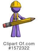 Purple Design Mascot Clipart #1572322 by Leo Blanchette