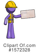 Purple Design Mascot Clipart #1572328 by Leo Blanchette