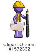 Purple Design Mascot Clipart #1572332 by Leo Blanchette