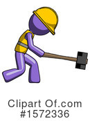 Purple Design Mascot Clipart #1572336 by Leo Blanchette