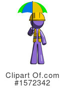 Purple Design Mascot Clipart #1572342 by Leo Blanchette