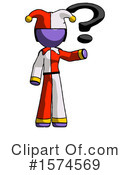 Purple Design Mascot Clipart #1574569 by Leo Blanchette