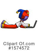Purple Design Mascot Clipart #1574572 by Leo Blanchette