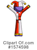 Purple Design Mascot Clipart #1574598 by Leo Blanchette