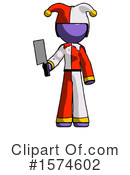 Purple Design Mascot Clipart #1574602 by Leo Blanchette