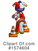 Purple Design Mascot Clipart #1574604 by Leo Blanchette