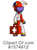 Purple Design Mascot Clipart #1574612 by Leo Blanchette