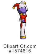 Purple Design Mascot Clipart #1574616 by Leo Blanchette
