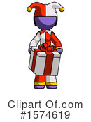 Purple Design Mascot Clipart #1574619 by Leo Blanchette