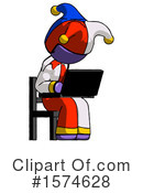 Purple Design Mascot Clipart #1574628 by Leo Blanchette