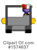 Purple Design Mascot Clipart #1574637 by Leo Blanchette