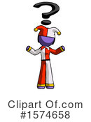 Purple Design Mascot Clipart #1574658 by Leo Blanchette