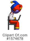 Purple Design Mascot Clipart #1574678 by Leo Blanchette