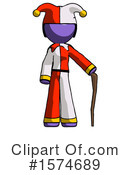 Purple Design Mascot Clipart #1574689 by Leo Blanchette