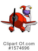 Purple Design Mascot Clipart #1574696 by Leo Blanchette