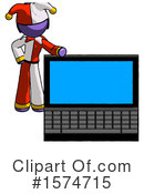 Purple Design Mascot Clipart #1574715 by Leo Blanchette
