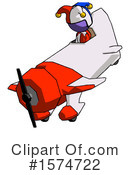 Purple Design Mascot Clipart #1574722 by Leo Blanchette
