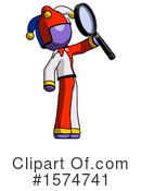 Purple Design Mascot Clipart #1574741 by Leo Blanchette