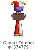 Purple Design Mascot Clipart #1574779 by Leo Blanchette