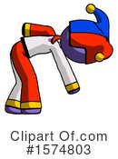 Purple Design Mascot Clipart #1574803 by Leo Blanchette