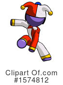 Purple Design Mascot Clipart #1574812 by Leo Blanchette