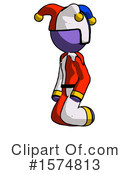 Purple Design Mascot Clipart #1574813 by Leo Blanchette