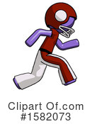Purple Design Mascot Clipart #1582073 by Leo Blanchette