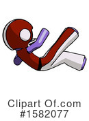 Purple Design Mascot Clipart #1582077 by Leo Blanchette