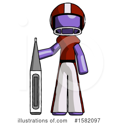Royalty-Free (RF) Purple Design Mascot Clipart Illustration by Leo Blanchette - Stock Sample #1582097