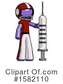 Purple Design Mascot Clipart #1582110 by Leo Blanchette
