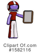 Purple Design Mascot Clipart #1582116 by Leo Blanchette