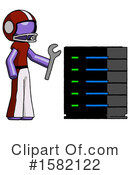 Purple Design Mascot Clipart #1582122 by Leo Blanchette