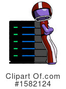 Purple Design Mascot Clipart #1582124 by Leo Blanchette