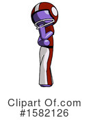 Purple Design Mascot Clipart #1582126 by Leo Blanchette