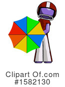 Purple Design Mascot Clipart #1582130 by Leo Blanchette