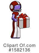 Purple Design Mascot Clipart #1582136 by Leo Blanchette