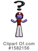 Purple Design Mascot Clipart #1582156 by Leo Blanchette
