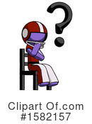 Purple Design Mascot Clipart #1582157 by Leo Blanchette