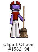 Purple Design Mascot Clipart #1582194 by Leo Blanchette