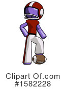 Purple Design Mascot Clipart #1582228 by Leo Blanchette