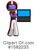 Purple Design Mascot Clipart #1582233 by Leo Blanchette