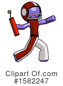 Purple Design Mascot Clipart #1582247 by Leo Blanchette