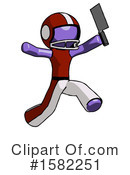 Purple Design Mascot Clipart #1582251 by Leo Blanchette