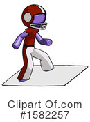 Purple Design Mascot Clipart #1582257 by Leo Blanchette