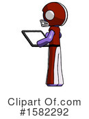 Purple Design Mascot Clipart #1582292 by Leo Blanchette