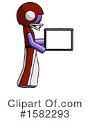 Purple Design Mascot Clipart #1582293 by Leo Blanchette