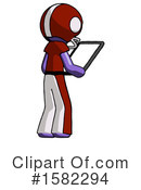 Purple Design Mascot Clipart #1582294 by Leo Blanchette