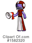 Purple Design Mascot Clipart #1582320 by Leo Blanchette